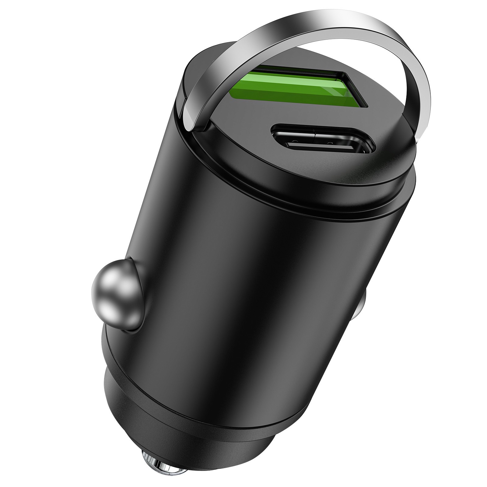 100W Super Fast Car Charger USB C PD QC 2-in1 Cigarette Lighter Temp Control