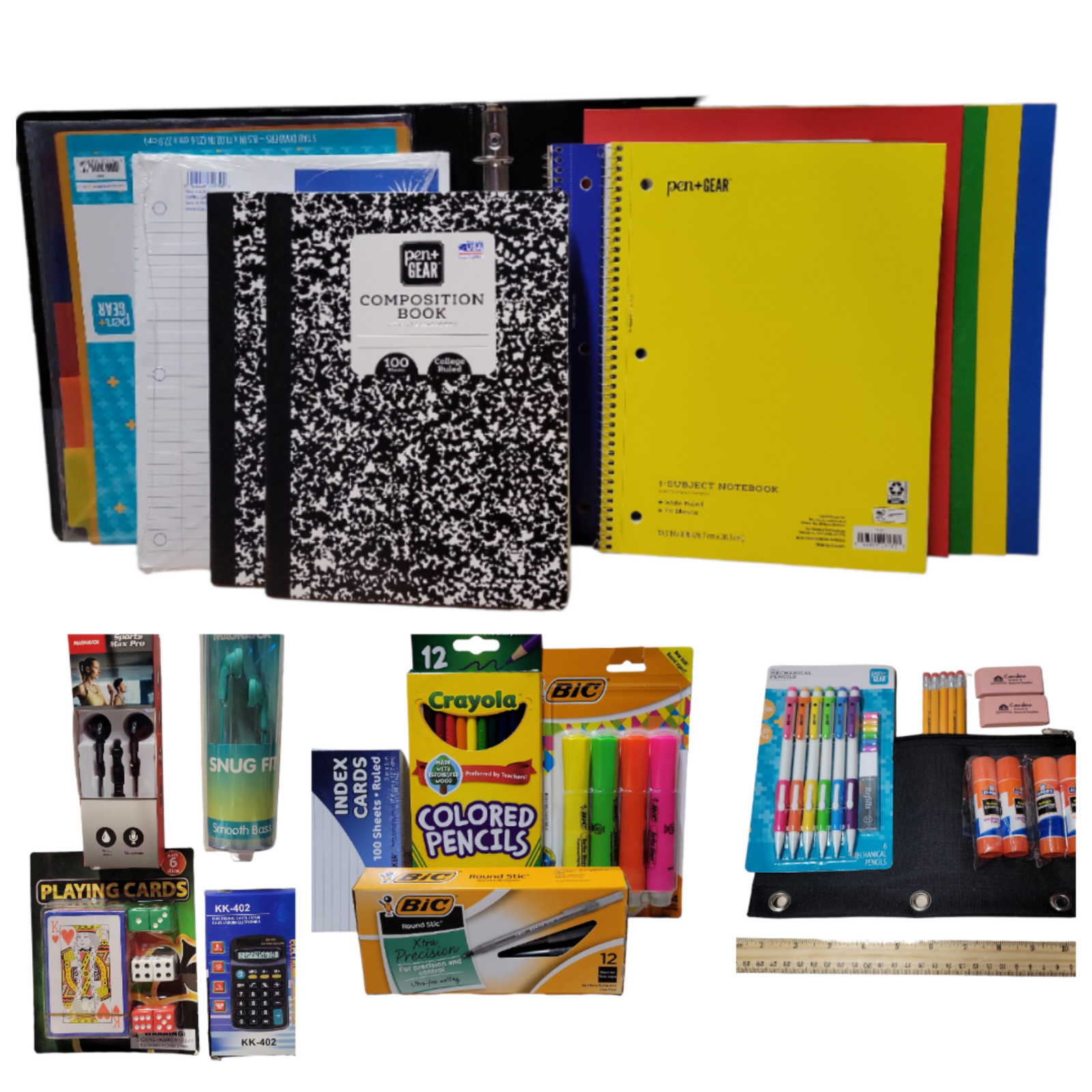 Ultimate School Supply Bundle for Middle School, High School and College