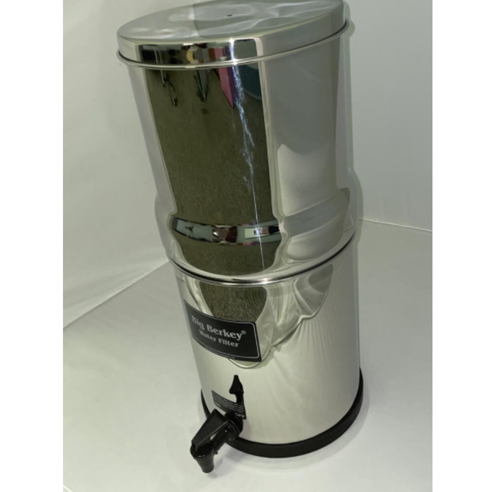 Big Berkey Non Embossed System with four 9 Super Sterasyl Ceramic Filters (2.25)