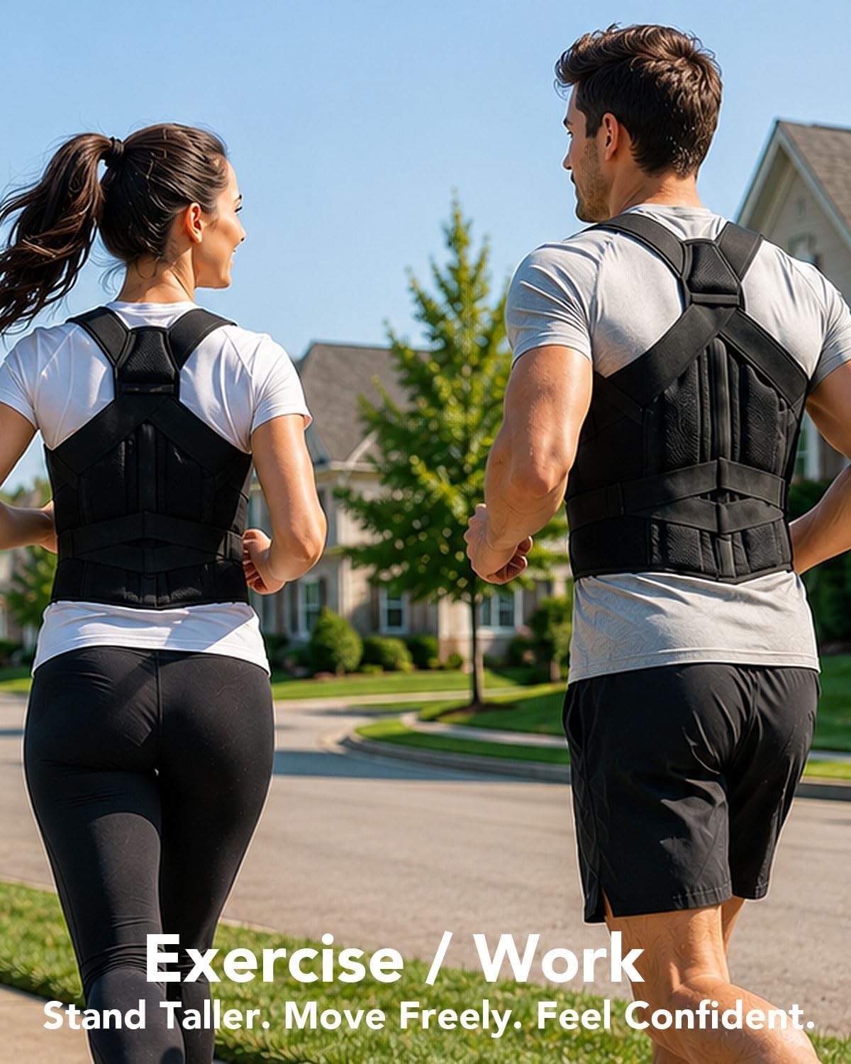 Posture Corrector for Men & Woen, Advanced Full Back Support Back Brace for…