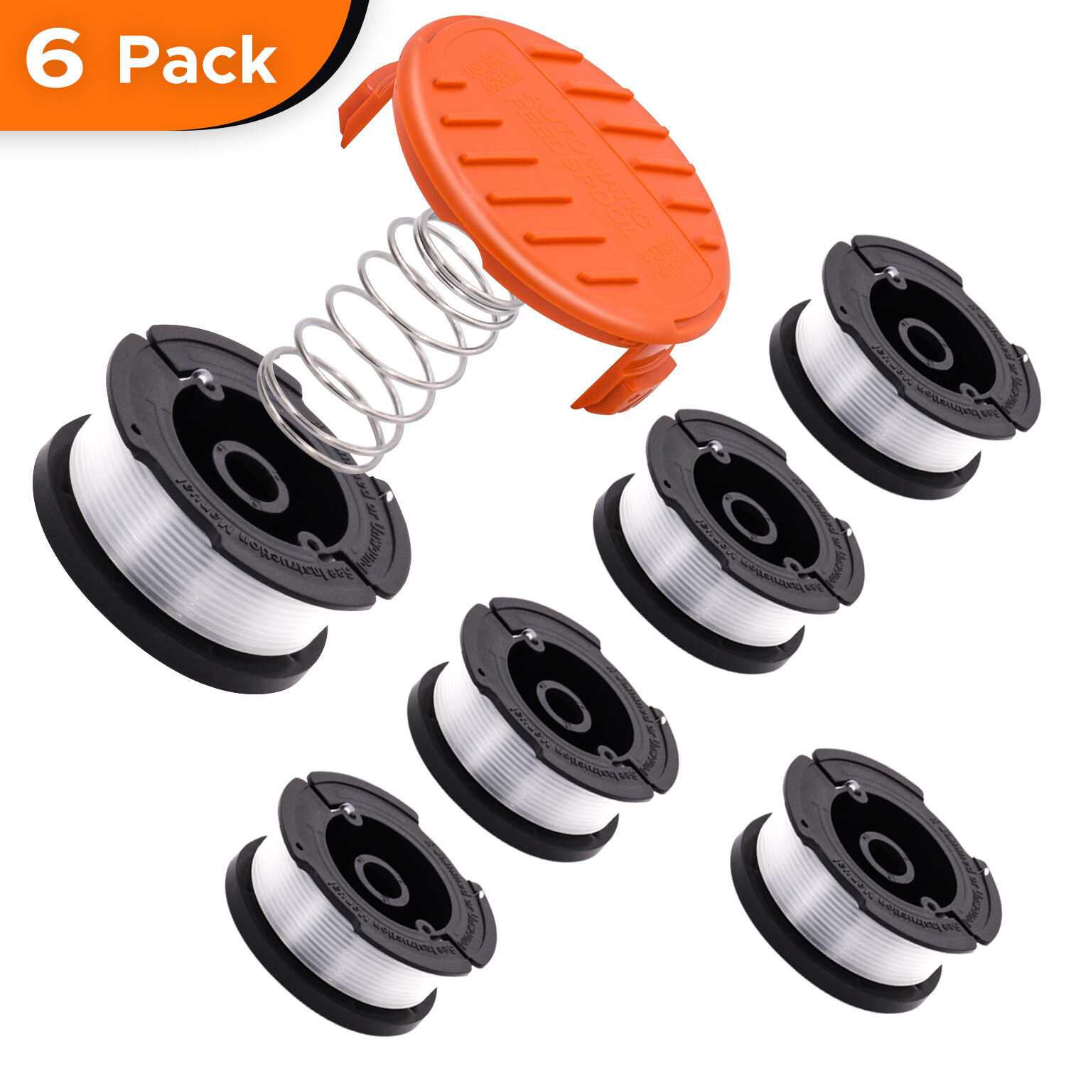 Weed Eater Wacker String 0.065 Trimmer line Spool,Autofeed Black and Decker