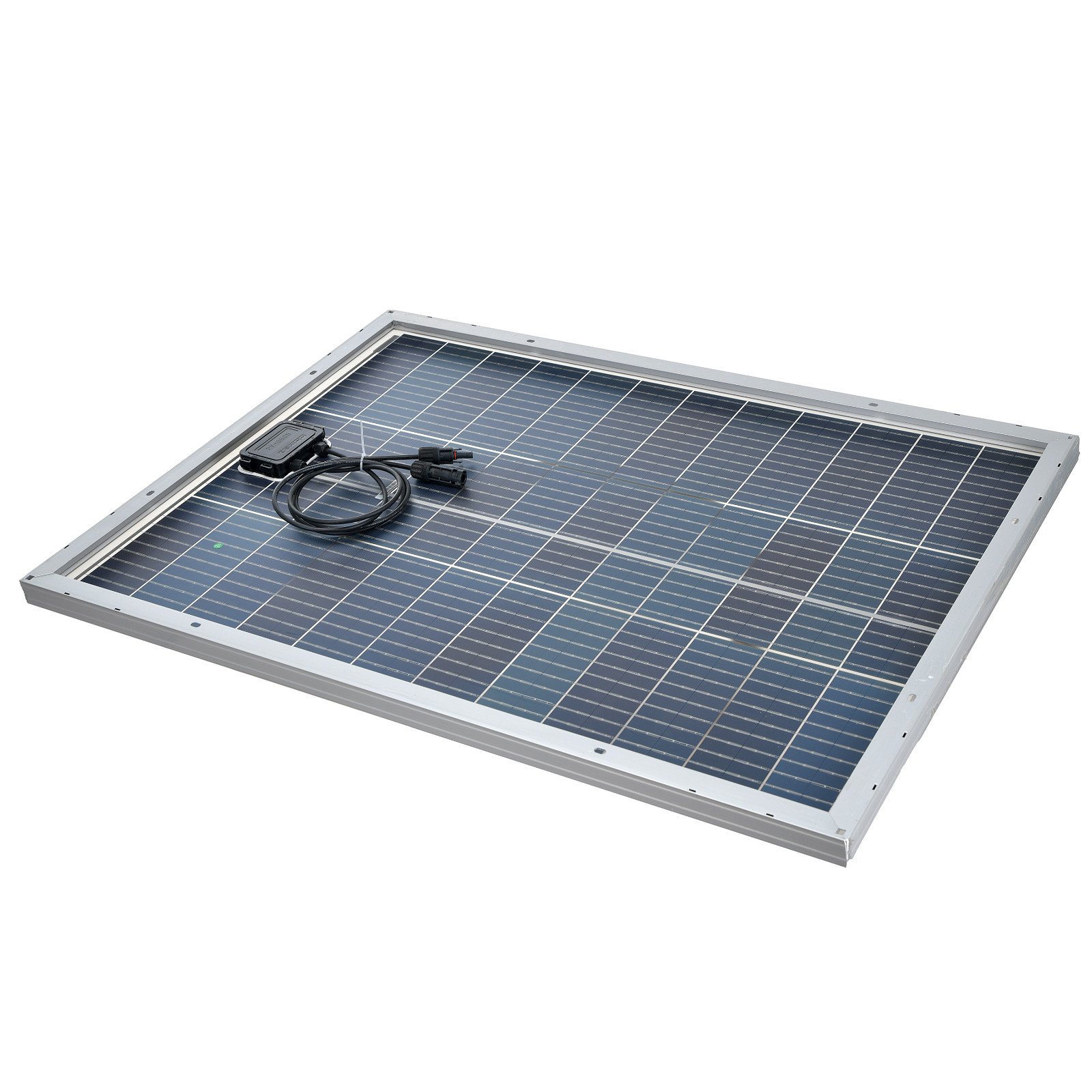 200W Bifacial Solar Panel 18V N-Type Mono PV RV Home Off-Grid Battery Charging