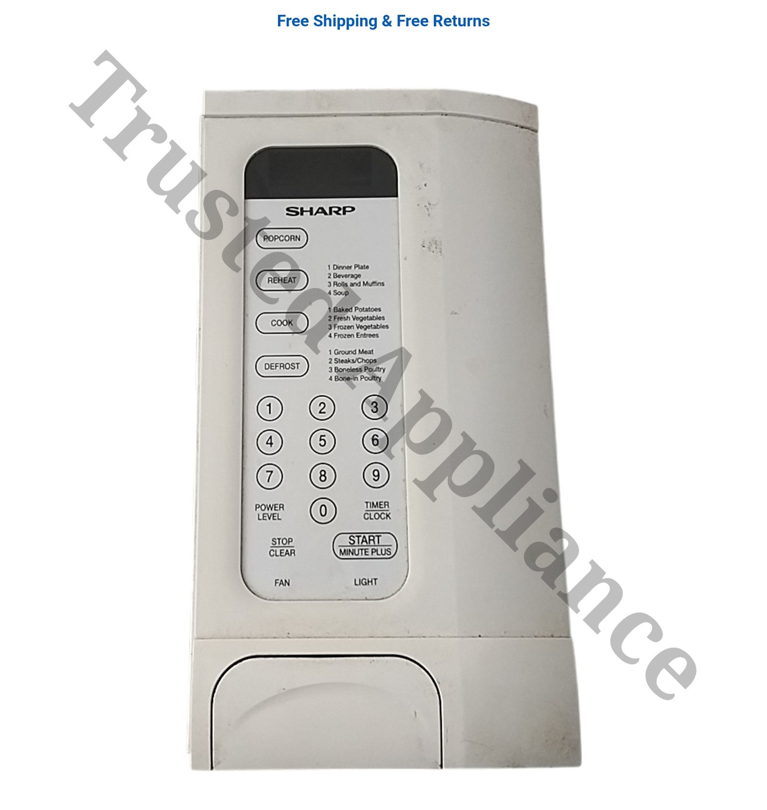 Microwave Control Panel Console HPNLCB173 White