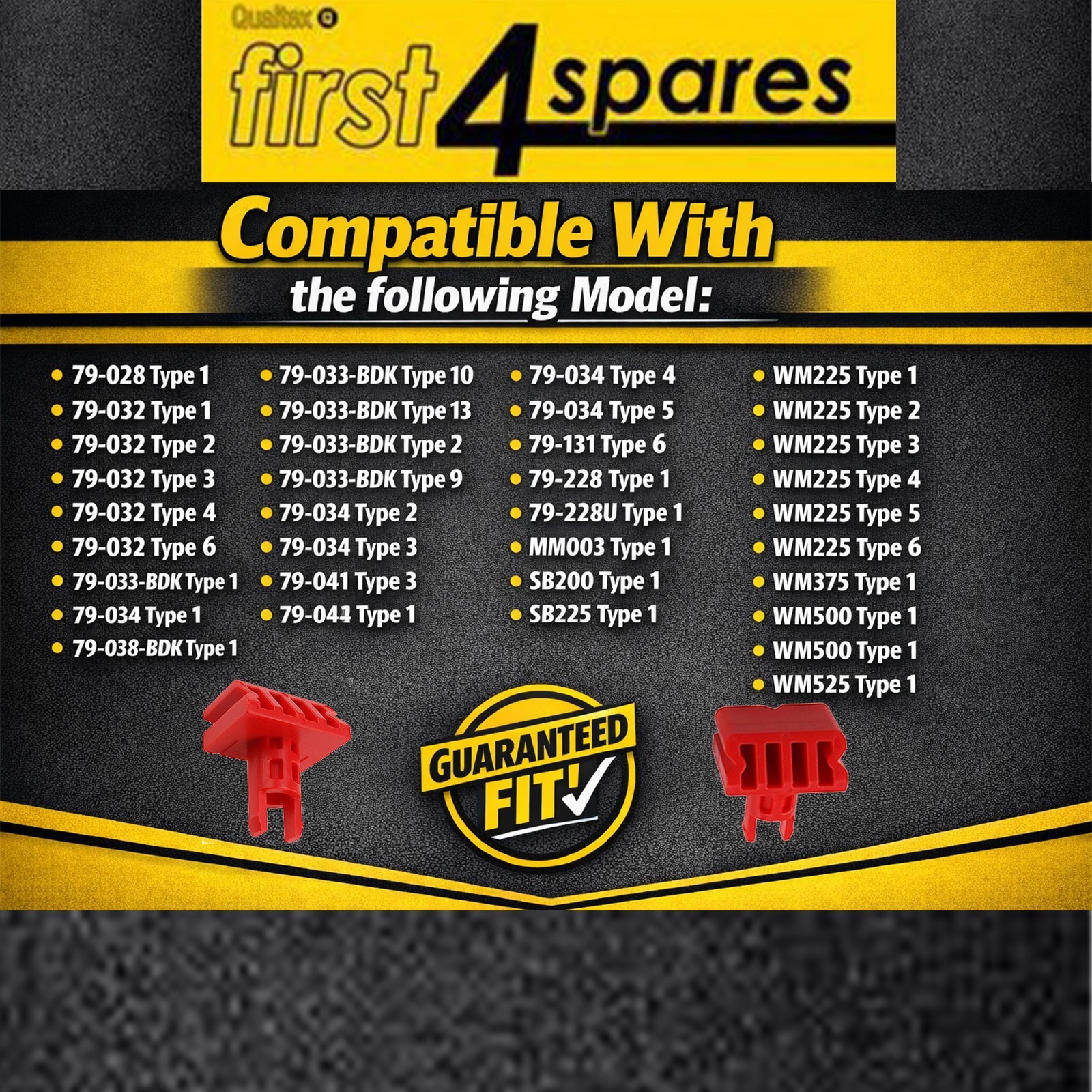 Swivel Grip Pegs Compatible with Black & Decker Workmate 807530-02, Red, 12 Pack