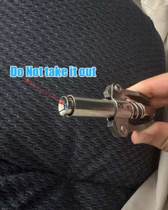 2x Grease Gun Coupler Double Handle High Pressure Quick Release Lock Oil Nozzles