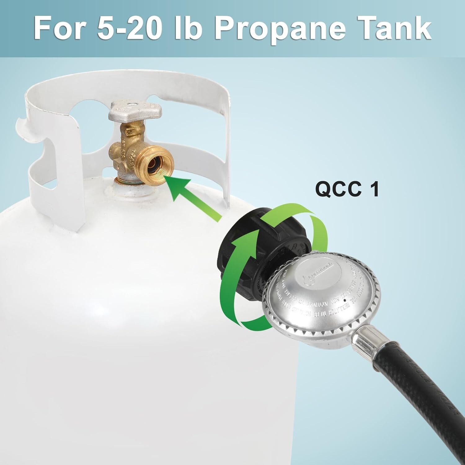2FT Low Pressure Propane Regulator Hose for LP BBQ Gas Grill Heater Stove Burner
