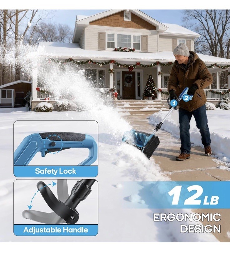 Snow Shovel “battery Not Include”