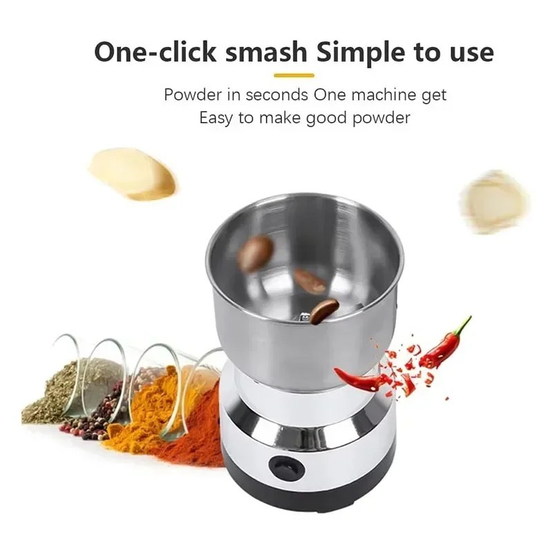 NEW Electric Coffee Bean Grinder Nut Seed Herb Grind Spice Crusher Mill Blender