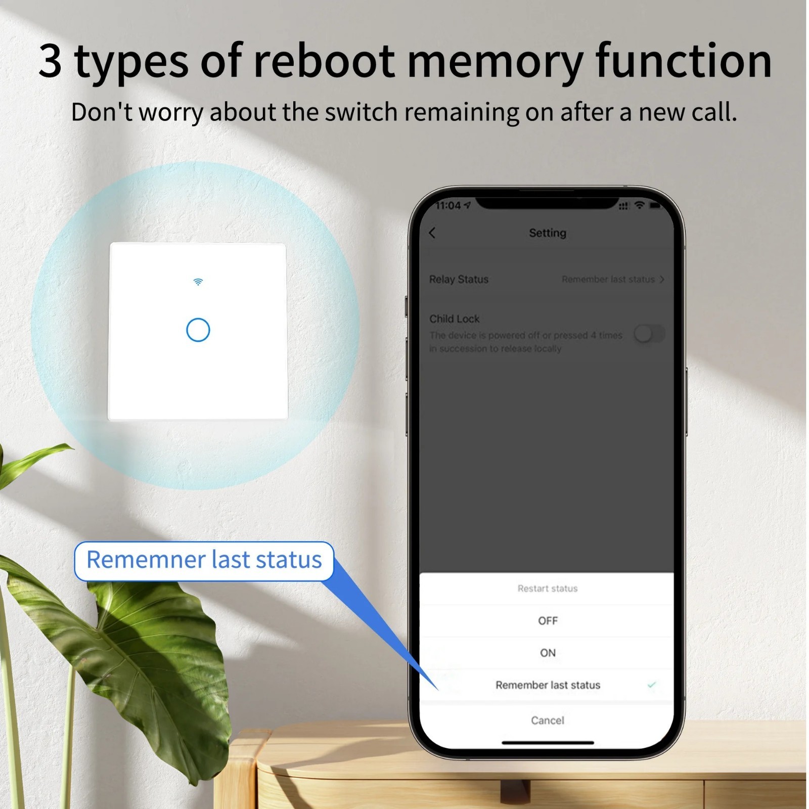 1/2/3/4 Gang WiFi Smart Wall Touch Light Switch Glass Panel For Alexa/Google APP