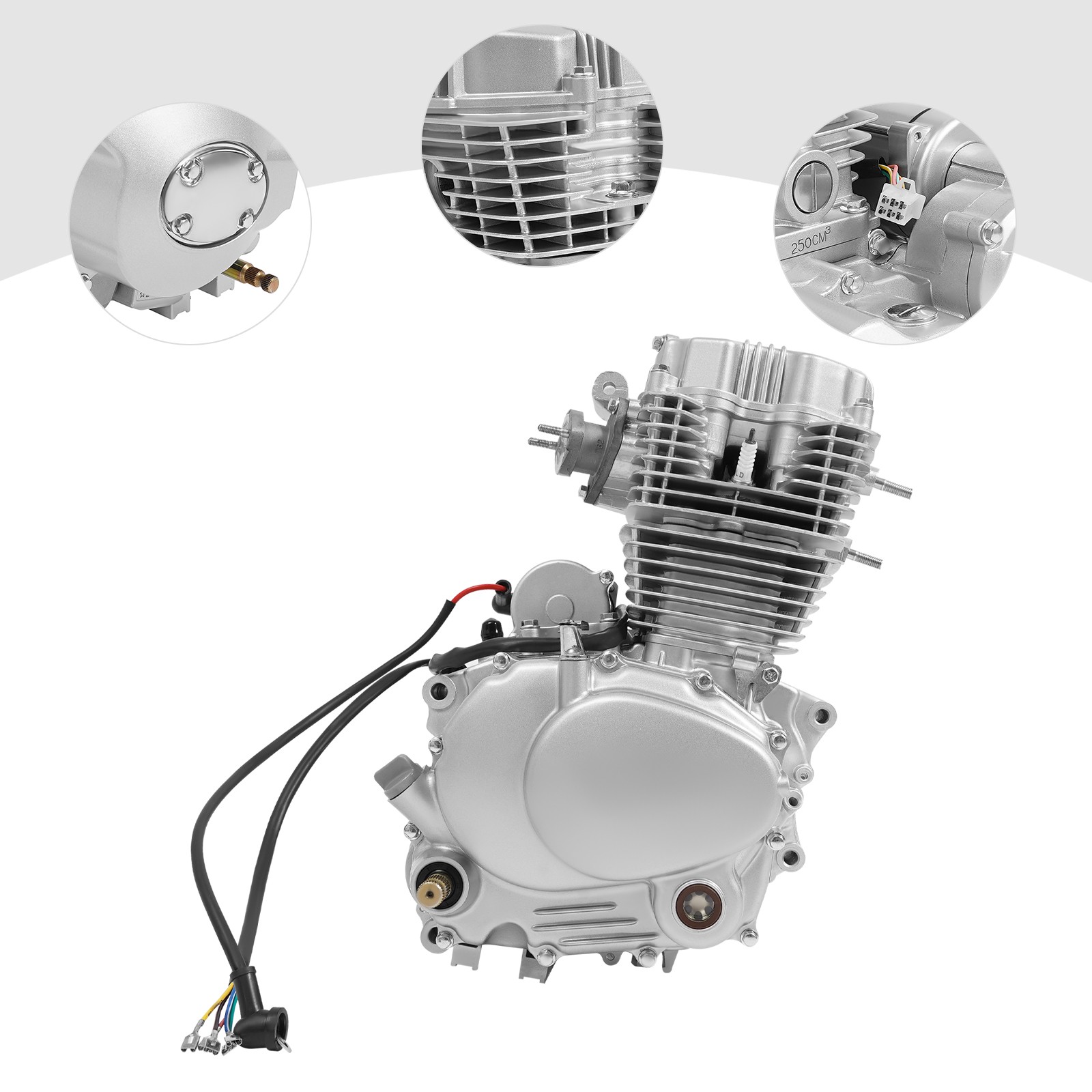250CC 4 Stroke ATV Engine Motor Single Cylinder Engine CDI For ATV Quad Go Kart