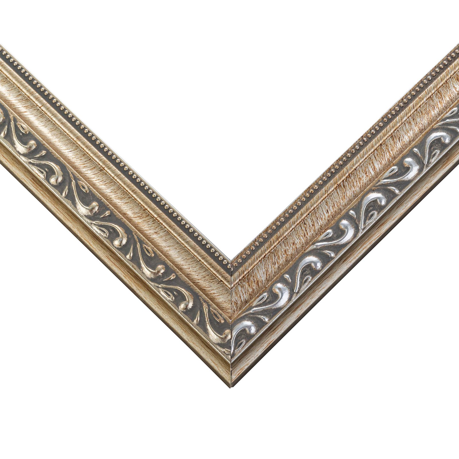 Panoramic Deco Silver Picture Frame – UV Acrylic, Backing, Hanging Hardware