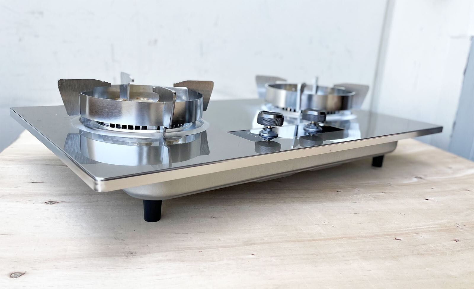 Stainless Countertop Jet Double Burner Drop-In Propane LP Stovetop Stoves Cooker