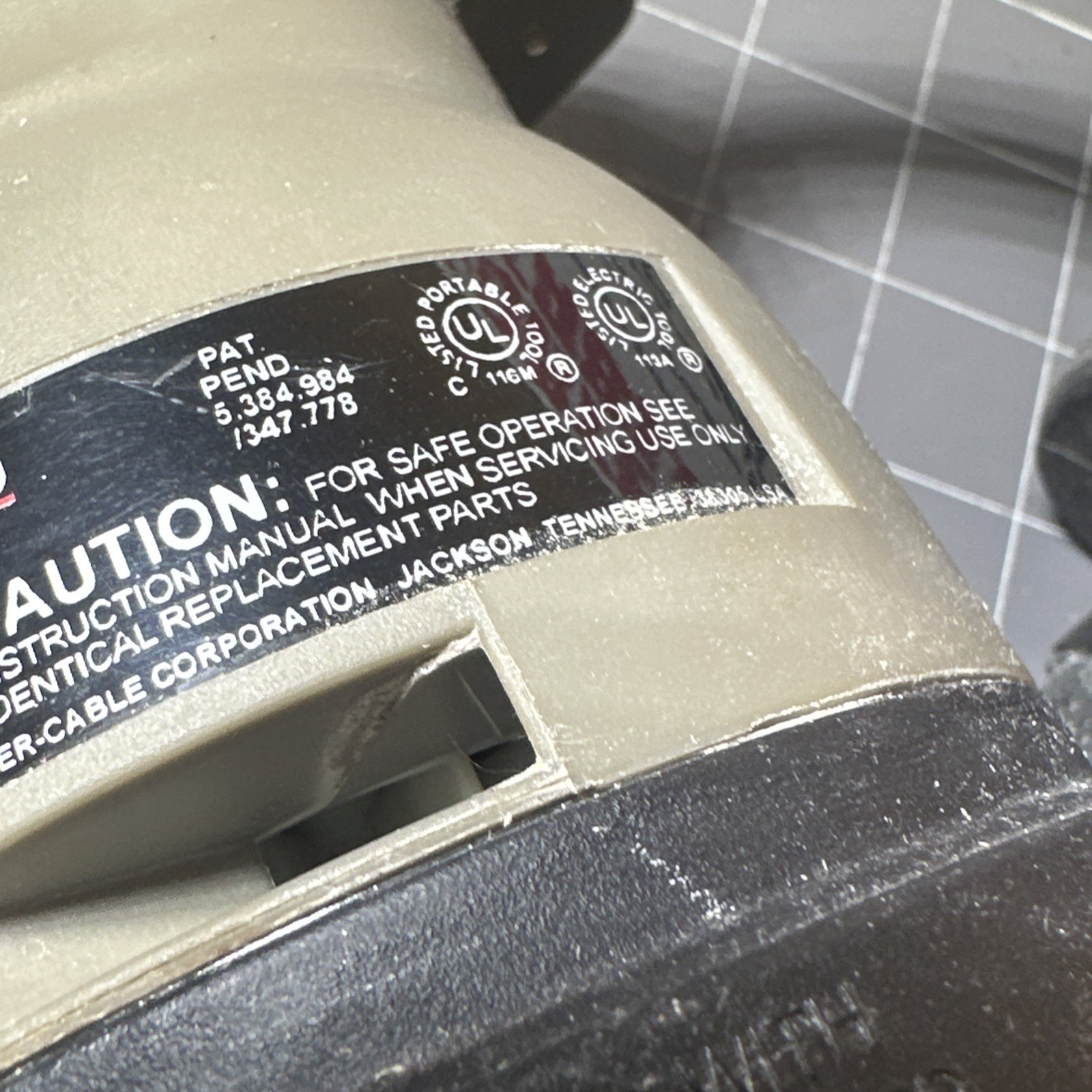 Porter Cable 5″ Random Orbit Sander Model 333 Made In USA