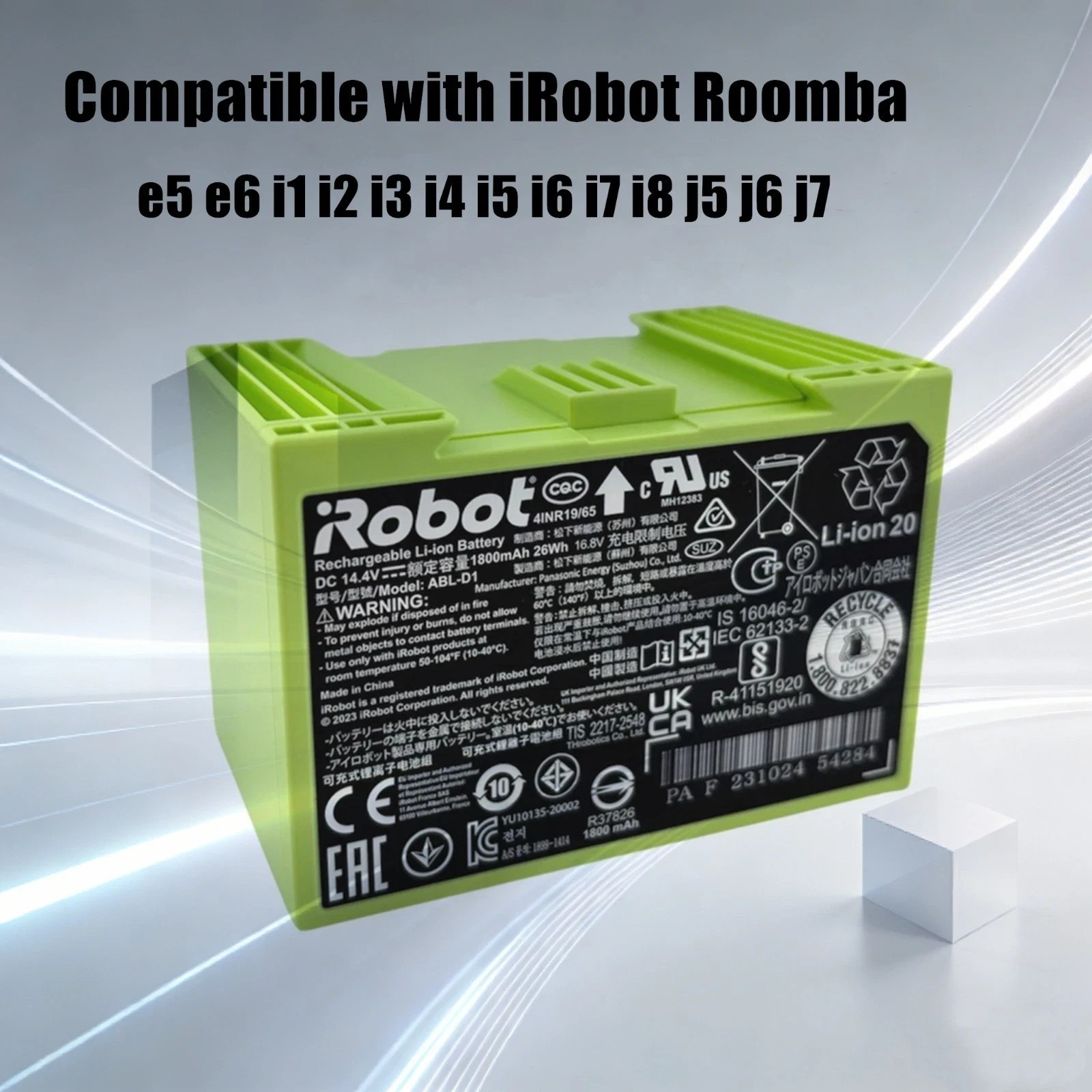 Geniune i7 iRobot Battery ABL-D1 for Roomba e5 e6 i1 i2 i3 i4 i5 i6 i8 j5 j6 j7+
