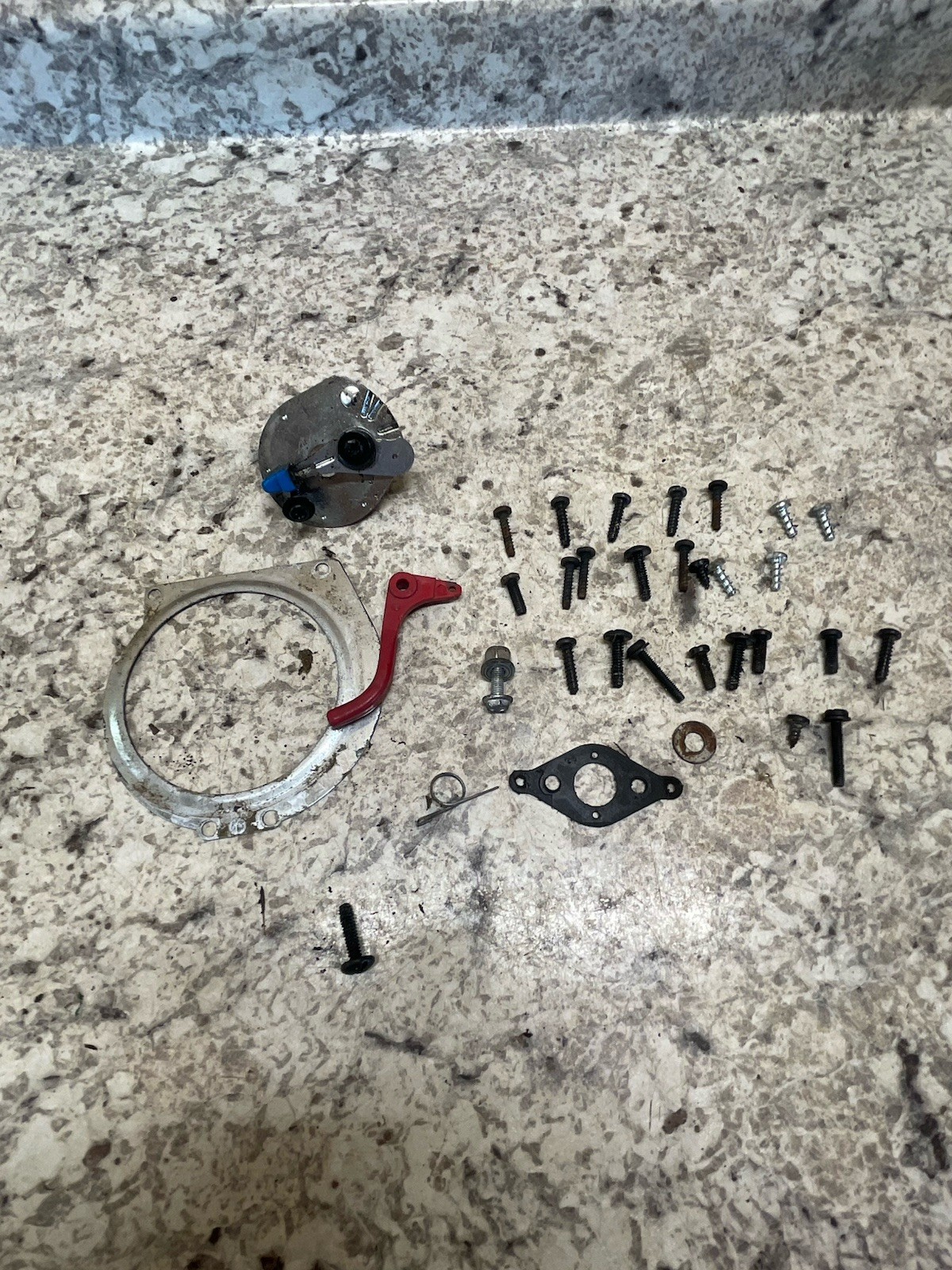 OEM MTD Bolens BL100 31cc 17″ Trimmer Miscellaneous Parts, Bolts/Screws, Trigger