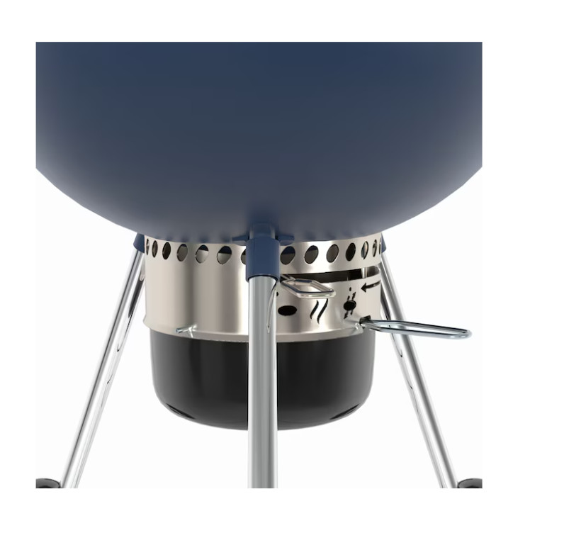 Weber Master-Touch 22-in W Slate Blue Kettle Charcoal Grill 14513601 – New
