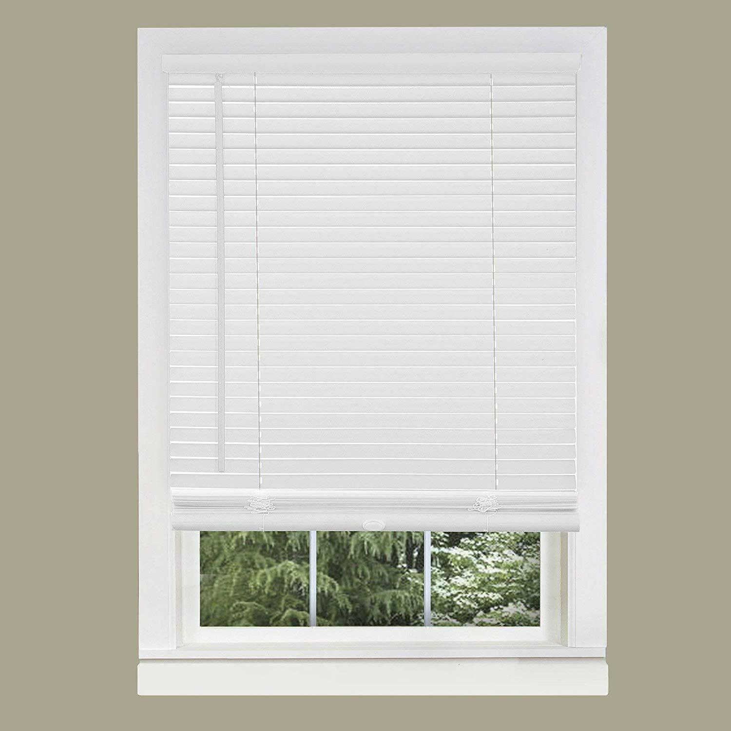 NEW CORDLESS 1″ VINYL MINI WINDOW BLINDS, VENETIAN BLIND