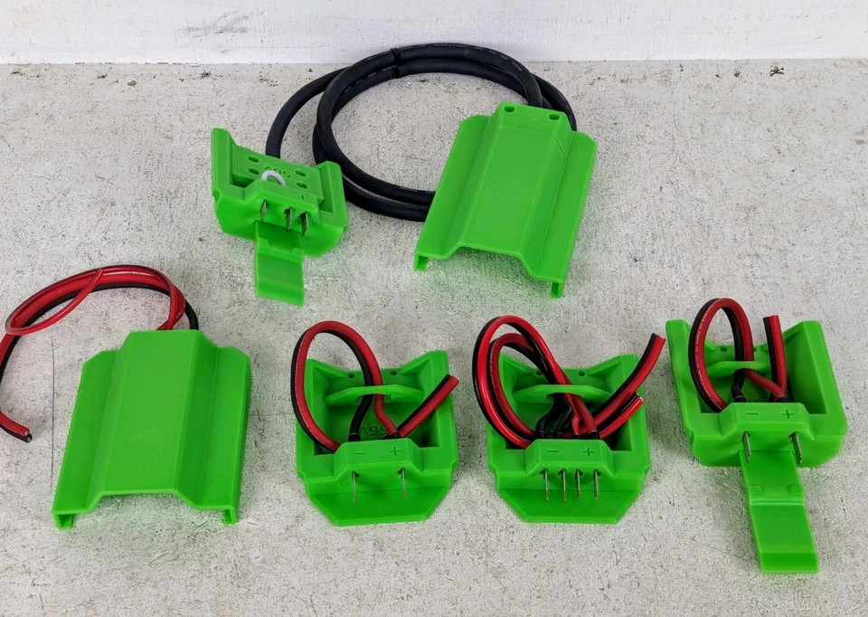 56v EGO Battery Adapter DIY Lithium Connector 12 AWG Wire Power Block with Latch