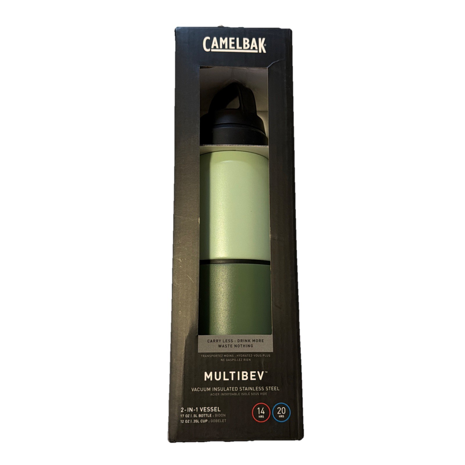 Camelbak – MULTIBEV – CamelBak Multibev Vacuum SS 0,5 ltr/0,35 L Moss/Mint – CB2