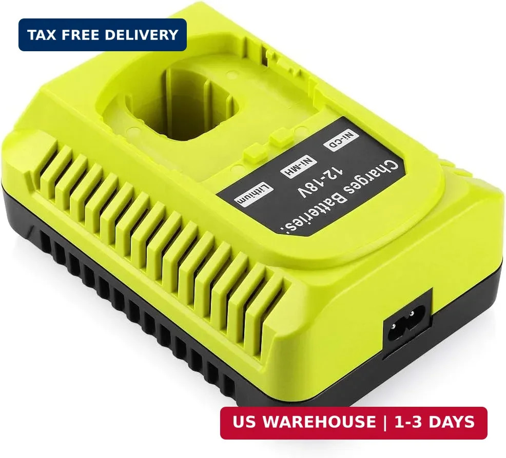 Energup 18V P117 Replacement Ryobi Charger for Li Ni-cad Ni-Mh Battery, for 18V