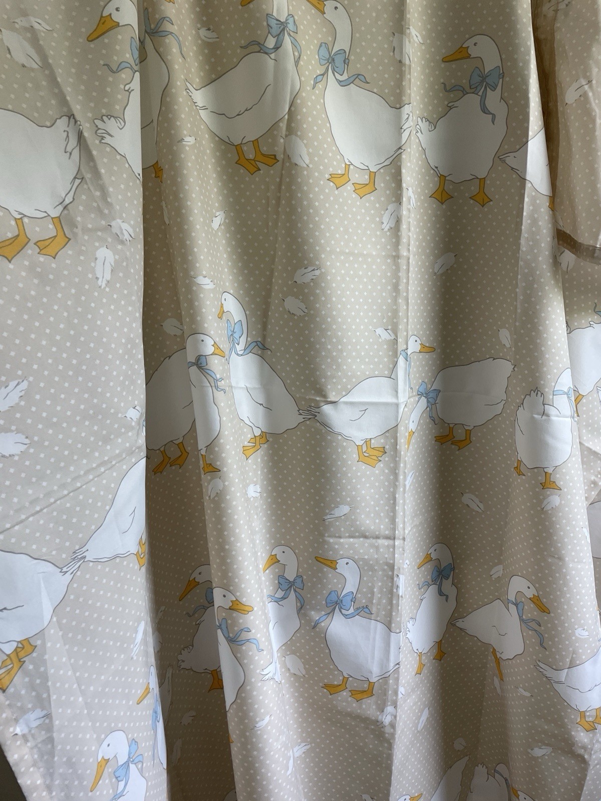 Funny Goose Shower Curtain! “Cottage Core” SEE description