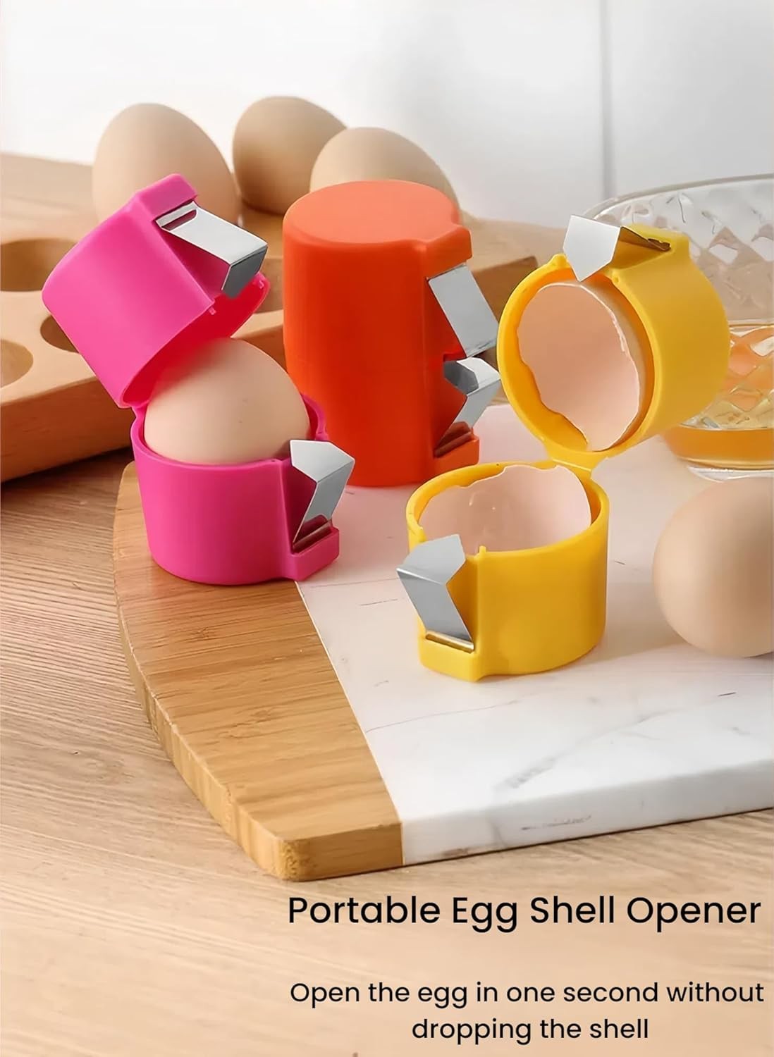 Cracker Tool Egg Breaker Manual Shell Separator Opener Kitchen Tools For Egg Lot