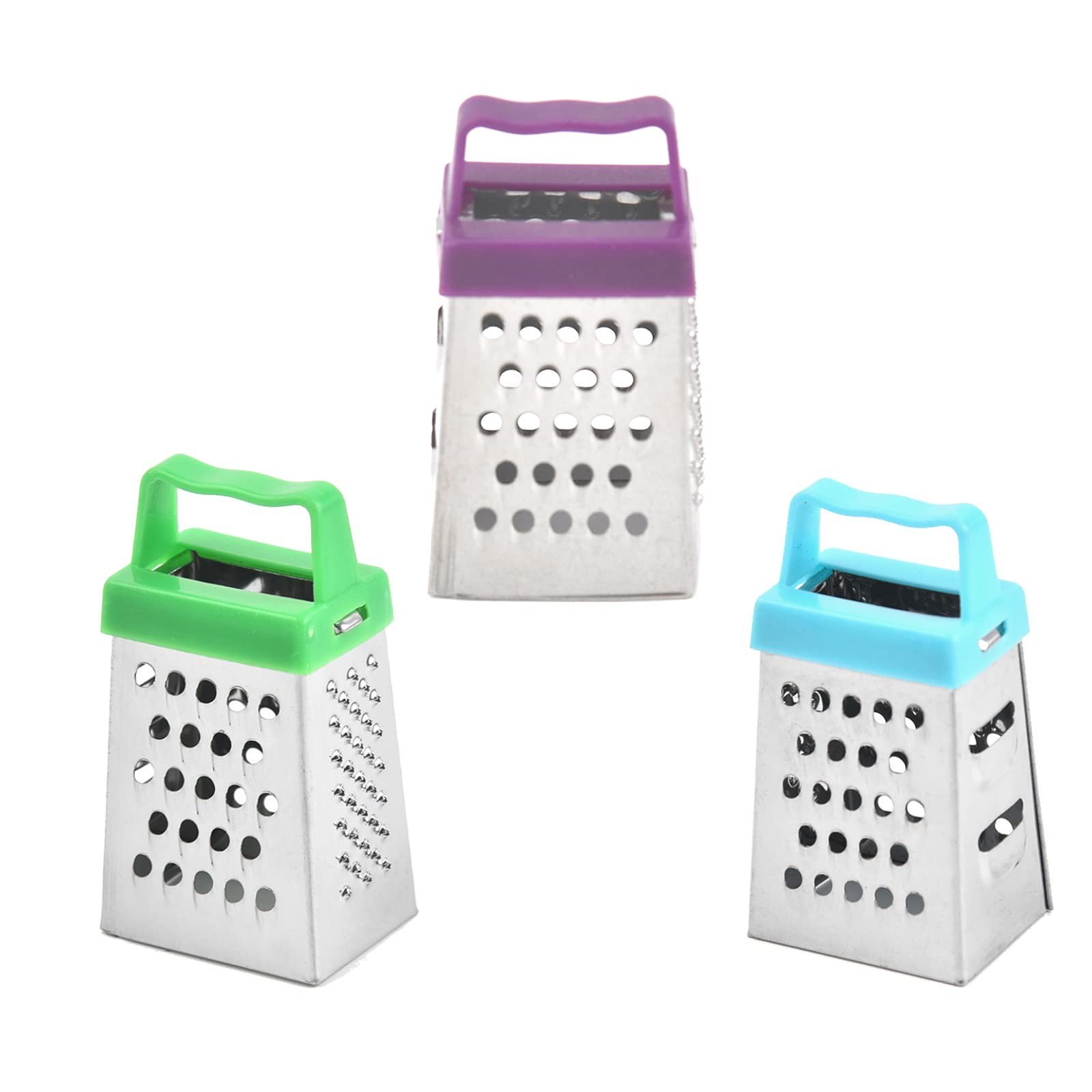 Mini Box Grater Set Stainless Steel Cheese Graters for Kitchen Slicing Cheese