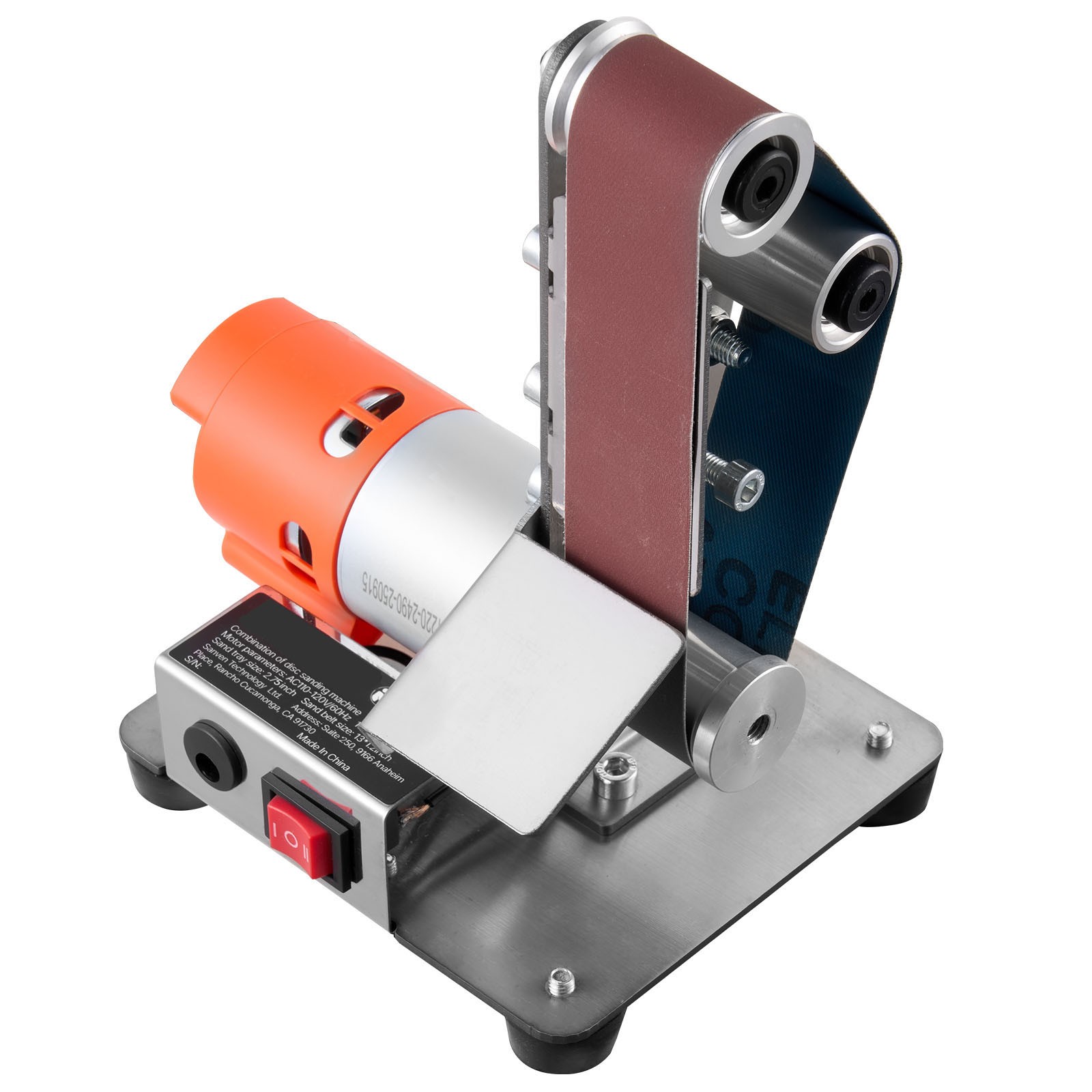 Uimoso 3-in-1 Compact Belt Sander Grinder Polisher with Adjustable 7 Speeds
