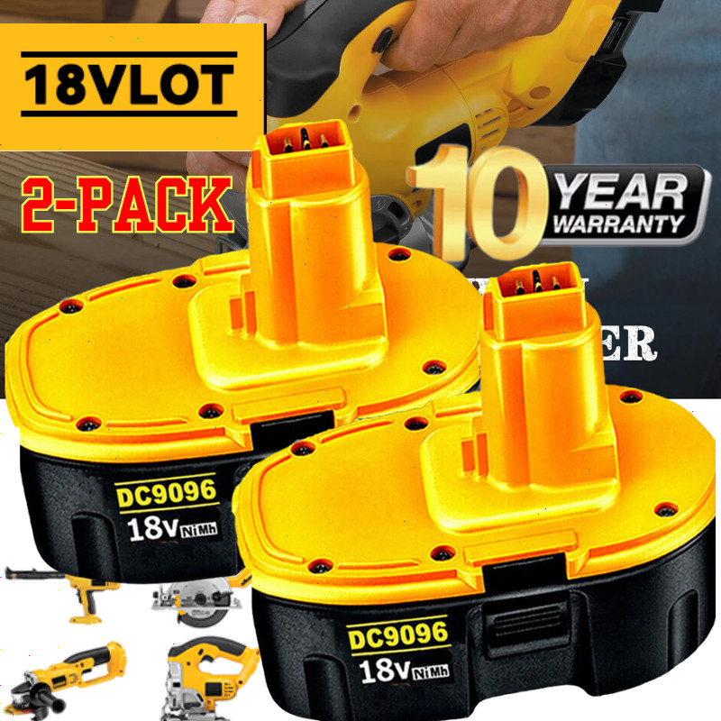 2PACK 18V For Dewalt 18 VOLT XRP Ni-MH 7.0Ah Battery DC9099 DC9096 DC9098 NEW