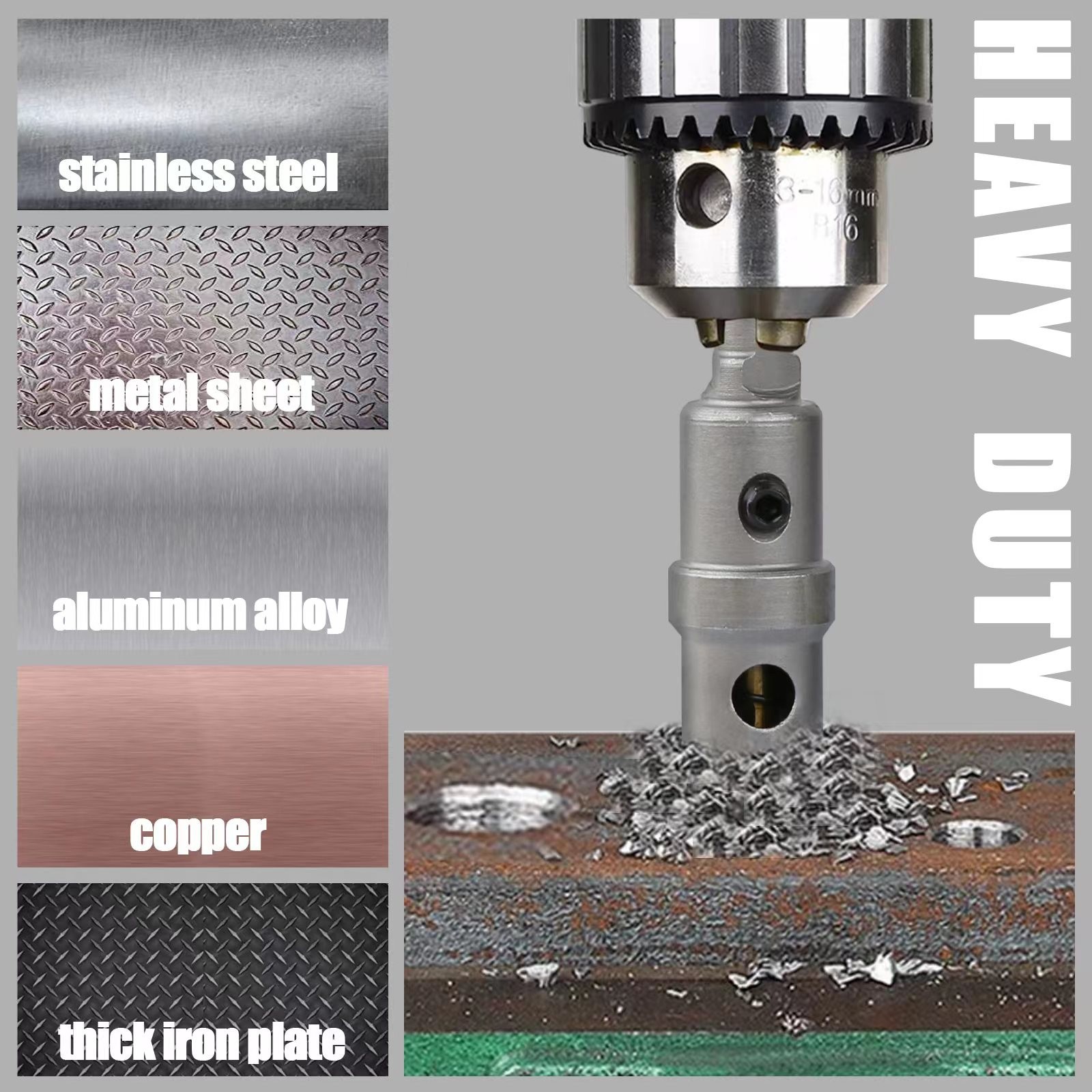2-3/8” 60mm TCT Carbide Hole Saw Cutter Drill Bit HoleSaw For Metal Alloy Steel