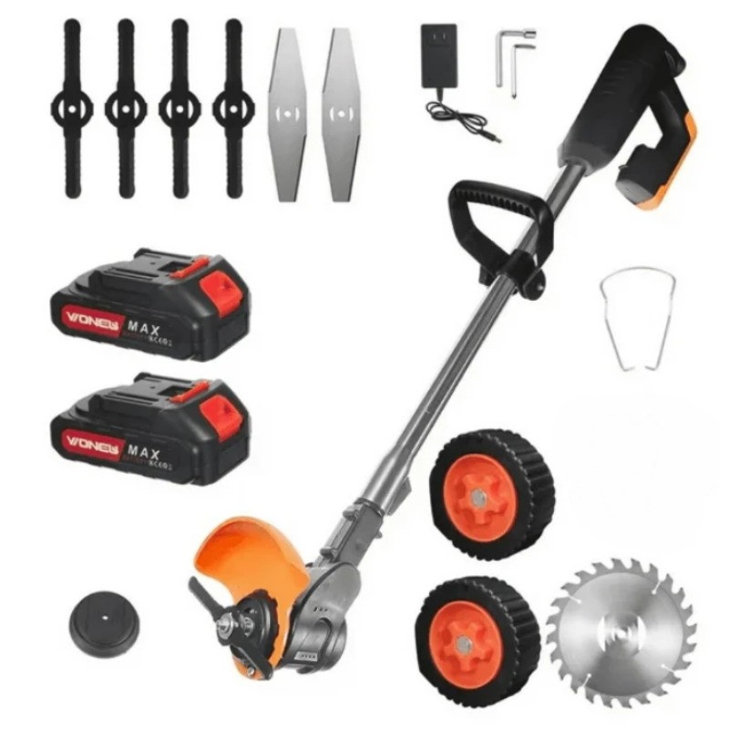 Electric Weed Eater Cordless 2 Weed Wacker Battery Operated 4-in-1 Lawn Trimmer