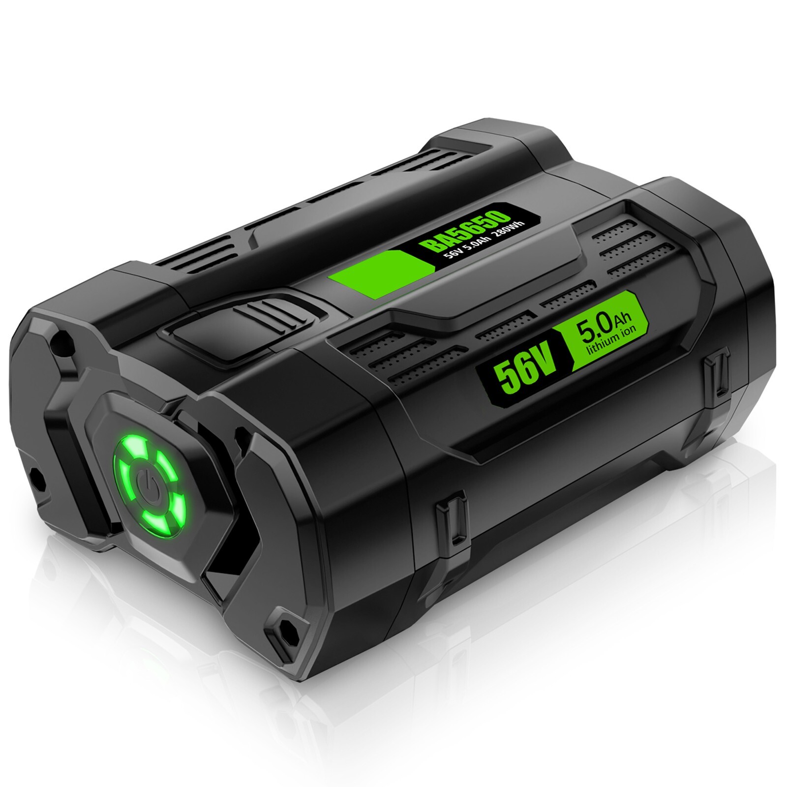 2PACK For EGO 56V 56Volt BA2800T POWER+ 5.0AH Battery Lithium Ion BA2240 BA1400T