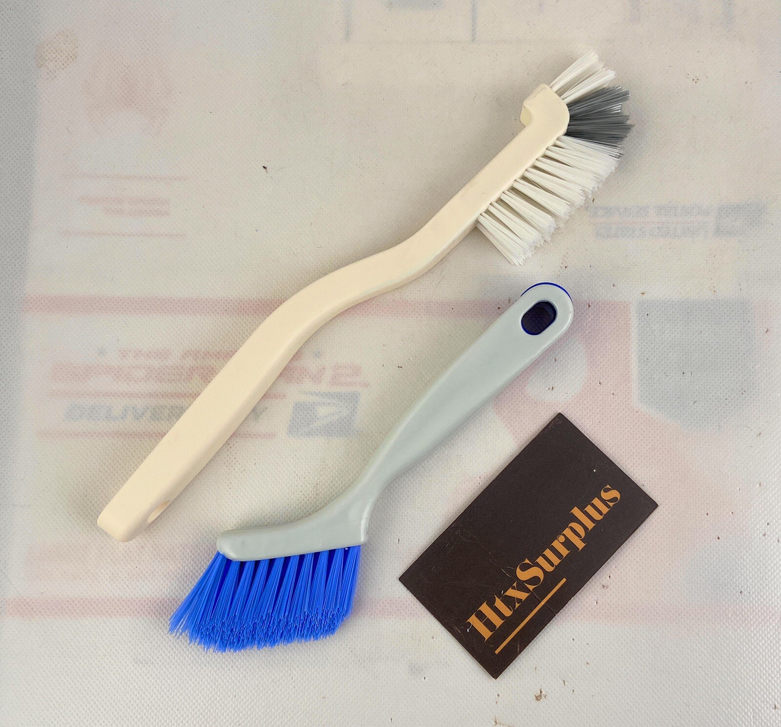 🌟2-Pack Kitchen Scrub Brush Set For Bottles, Dishes, Window, Grout Edges Corner