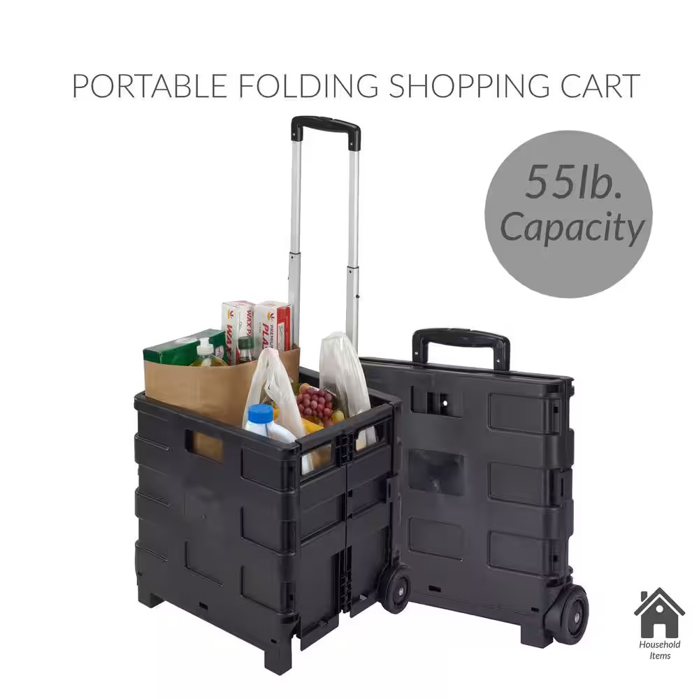 15 In. X 13 In. X 14.2 In. Tote and Go Collapsible Utility Cart