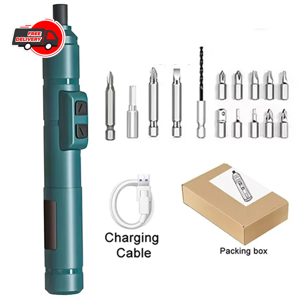 Cordless Electric Screwdriver Rechargeable 1300Mah Lithium Battery Mini Drill 3.