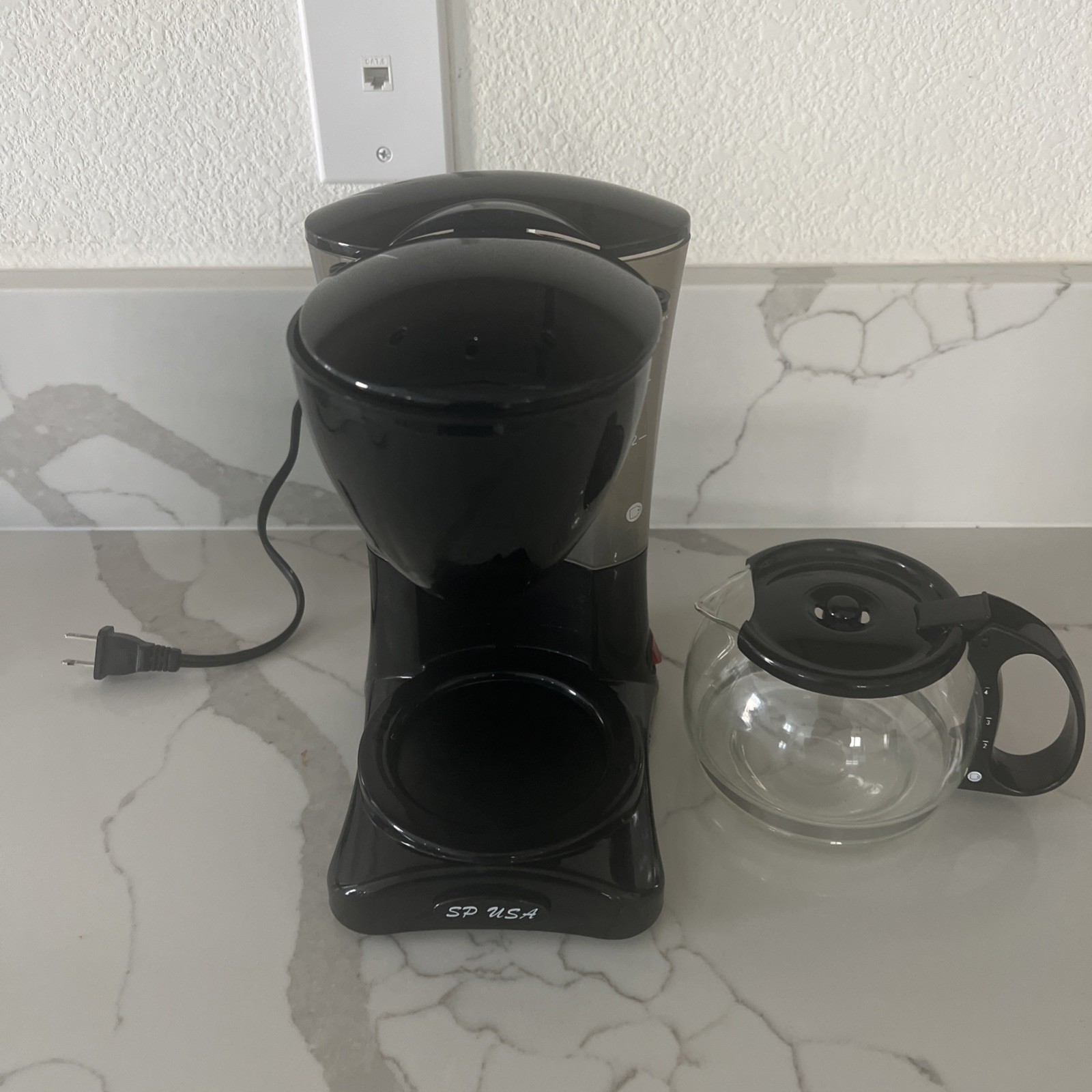 SP USA Coffee Maker 4 Cup Model CM01 – Black