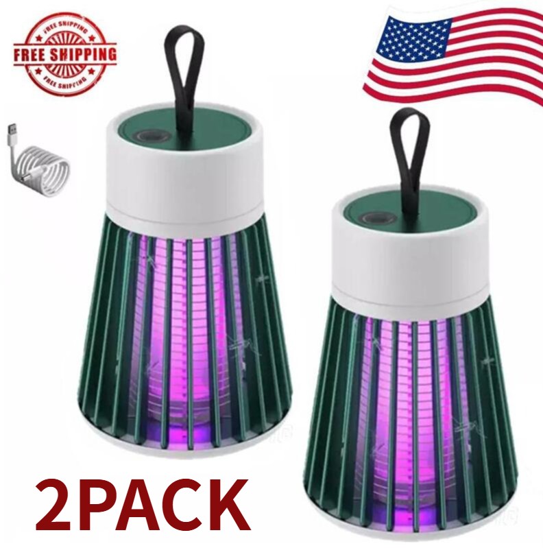 Electric Mosquito Insect Killer LED Light Fly Bug Zapper Trap Pest Control Lamp