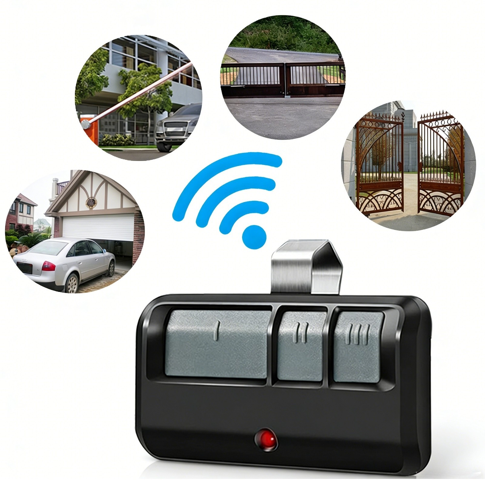 LiftMaster 893Max Remote Control – Black 1