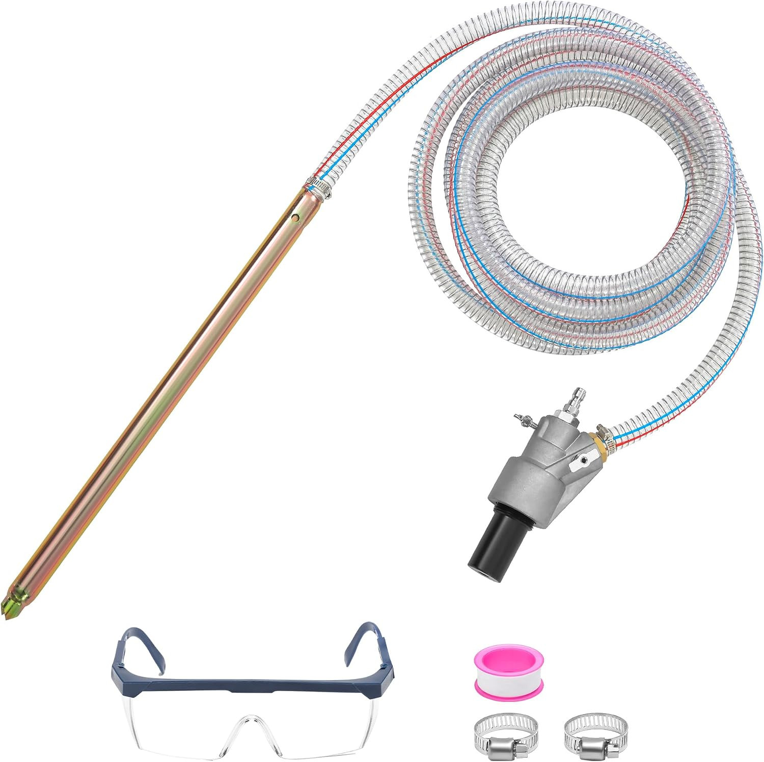 Pressure Washer Sandblasting Kit, 1/4” Quick Connect, 5000 PSI | Wet Sand Blast