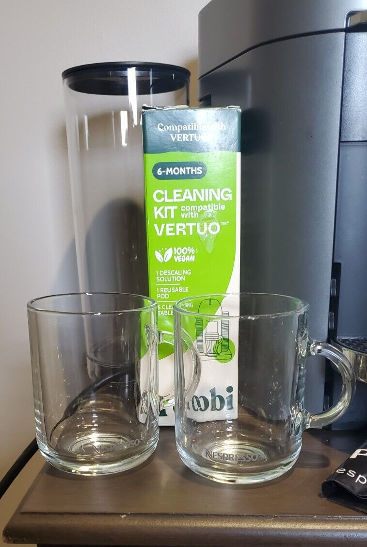 Nespresso Vertuo Plus: Deluxe Version with 2 Nespresso Glass Mugs