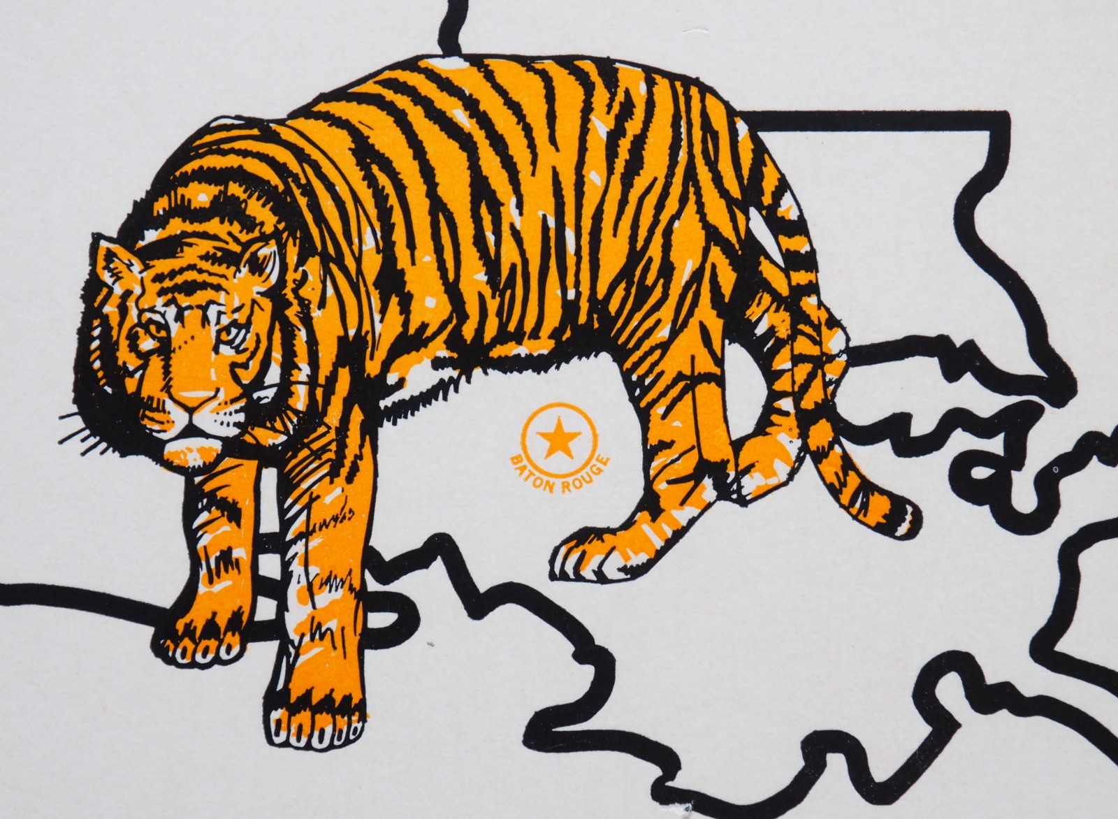 VTG Spiral Bound L.S.U. Tigers Notebook – Bookstore College Ruled 11 IN x 8.5 IN