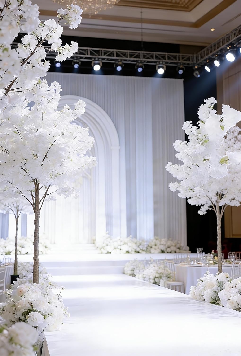 6FT Artificial Cherry Blossom Tree, Realistic Fake Cherry Blossom Tree in Pot…
