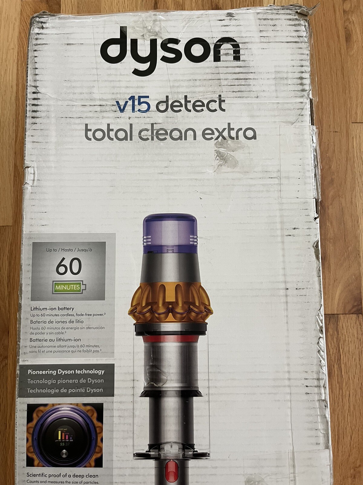 Dyson V15 Detect Total Clean Extra Cordless Vacuum Cleaner w/$100 In Tools New