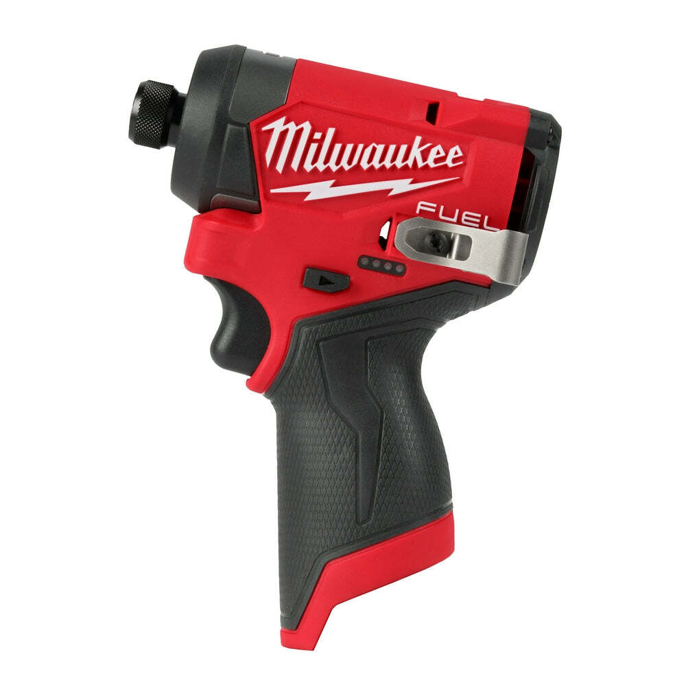 Milwaukee 3453-80 M12 FUEL 12V 1/4″ Hex Impact Driver – Bare Tool – Recon