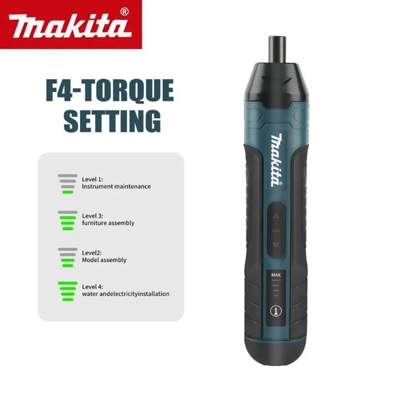 Makita Cordless Electric Screwdriver 1300mah Rechargeable Adjustment Power