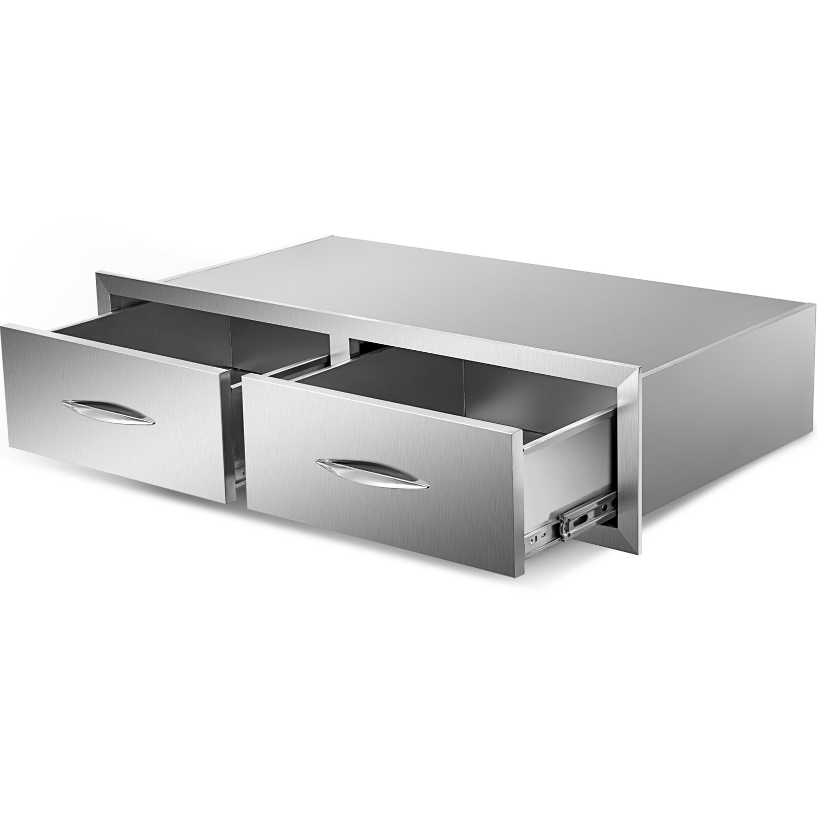 VEVOR Outdoor Kitchen BBQ Island Components Stainless Steel Access Door Drawer