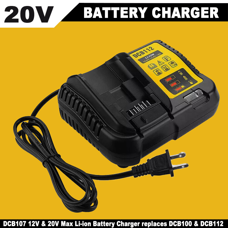 DCB112 Charger for Dewalt 12V MAX FAST Lithium Battery Charger For Drill 20 volt