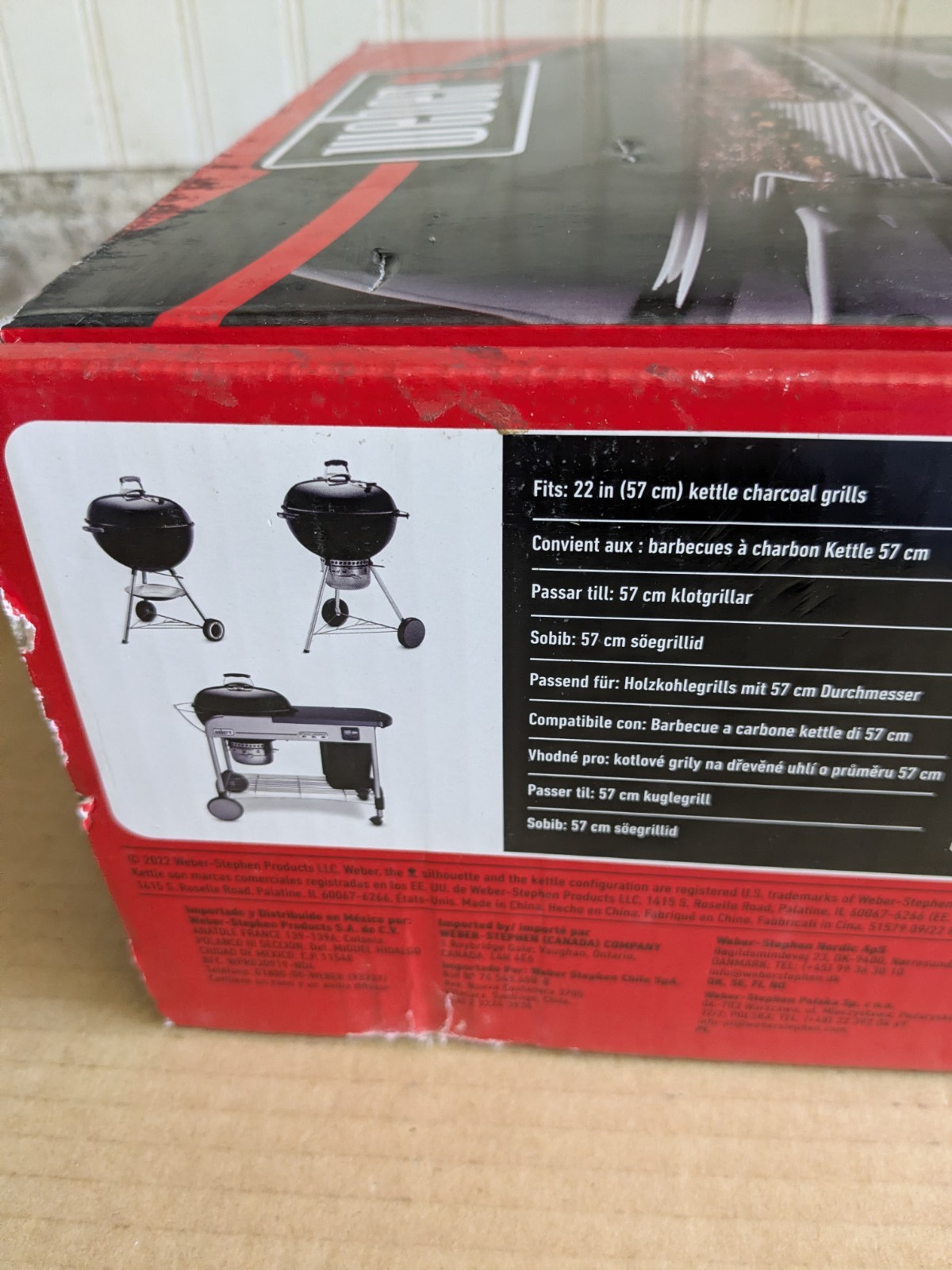 Weber Charcoal Heat Controller, for 22” Kettle Charcoal Grills 7666 NOB Complete