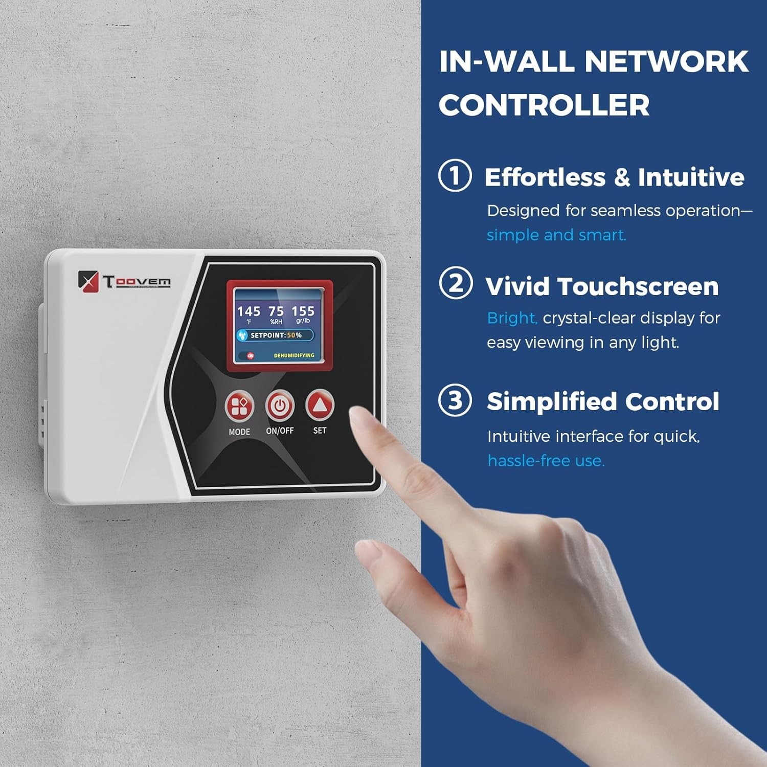 ALORAIR Wired Remote Control for Dehumidifier Galaxy 60/60P/85P Digital Display