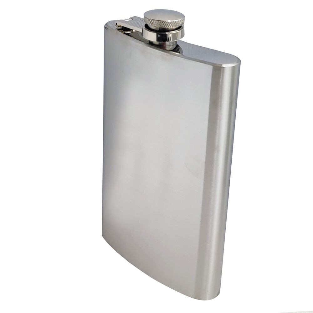 10 OZ Alcohol Pocket Flask Whiskey Stainless Flask w/ Portable Funnel 296ml